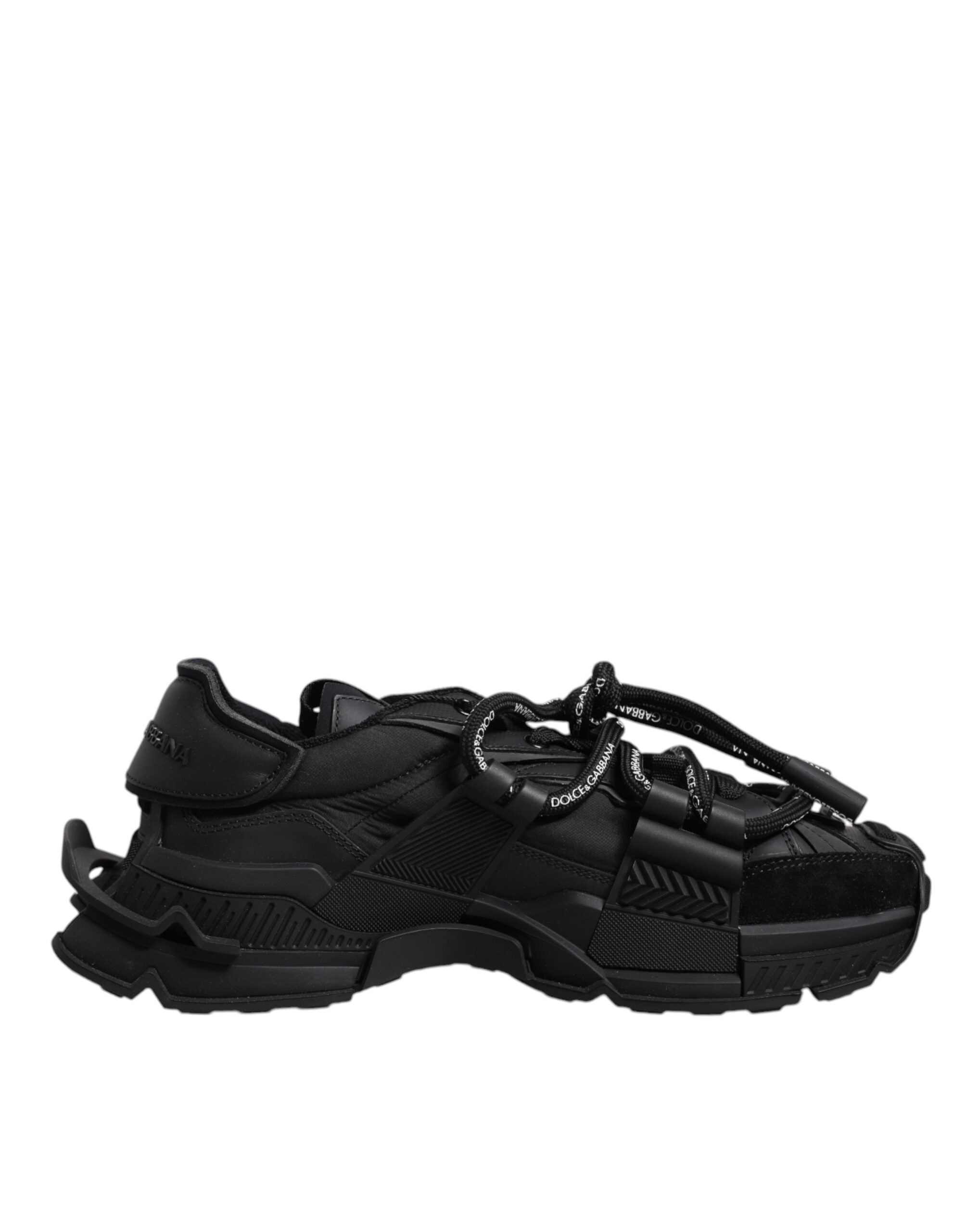 Dolce & Gabbana Black Low Top Space Lace Up Sneakers Shoes -   -  Dolce & Gabbana. Dolce & Gabbana Black Low Top Space Lace Up Sneakers Shoes -   -  Dolce & Gabbana.