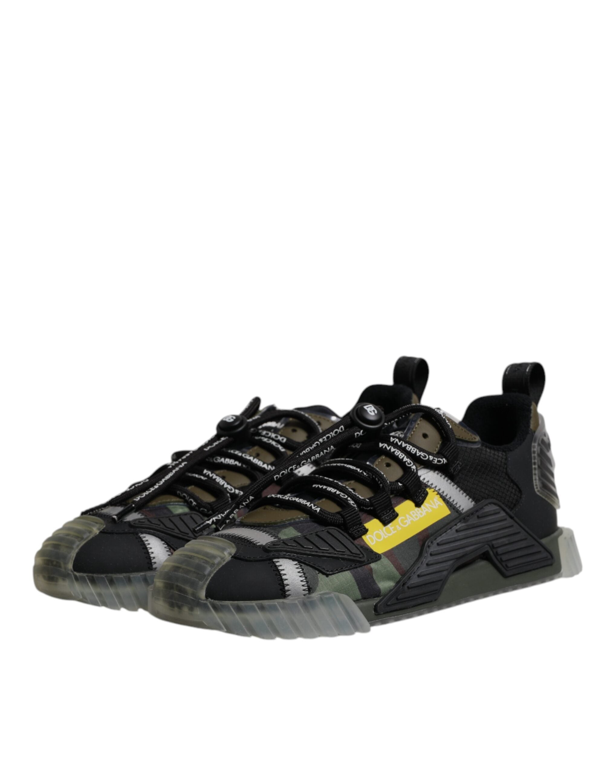 Dolce & Gabbana Black Green Camo NS1 Low Top Sneakers Shoes -   -  Dolce & Gabbana. Dolce & Gabbana Black Green Camo NS1 Low Top Sneakers Shoes -   -  Dolce & Gabbana.