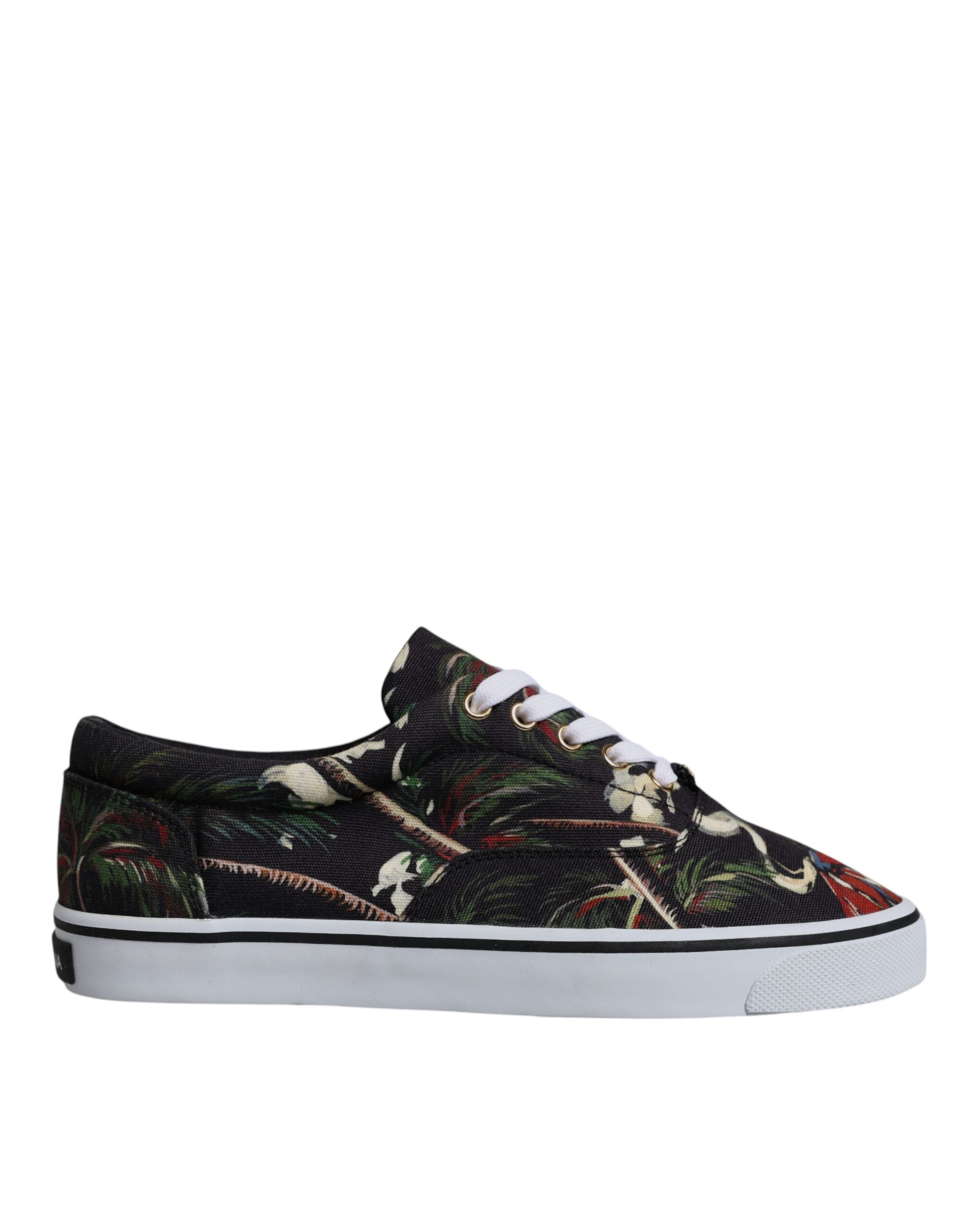 Dolce & Gabbana Black Tropical Print Low Top Sneakers Shoes -   -  Dolce & Gabbana. Dolce & Gabbana Black Tropical Print Low Top Sneakers Shoes -   -  Dolce & Gabbana.
