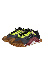 Dolce & Gabbana Multicolor Nylon Low Top NS1 Sneakers Shoes -   -  Dolce & Gabbana.
