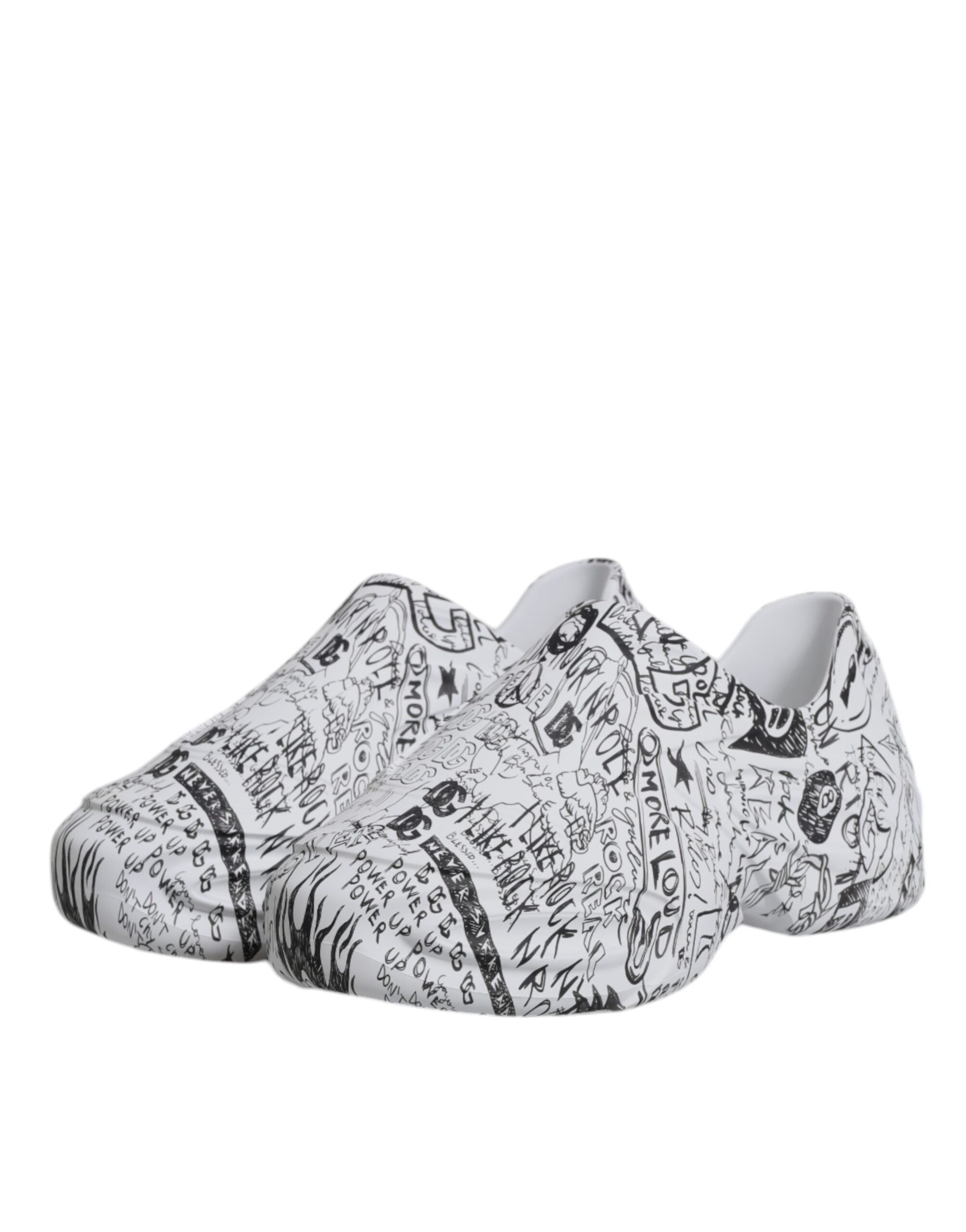 Dolce & Gabbana White Black Graffiti Daymaster Sneakers Shoes -   -  Dolce & Gabbana. Dolce & Gabbana White Black Graffiti Daymaster Sneakers Shoes -   -  Dolce & Gabbana.