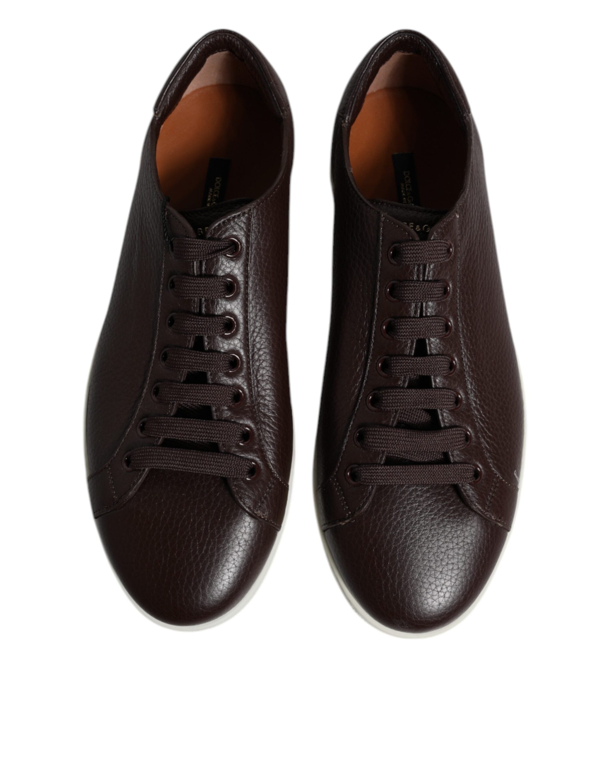 Dolce & Gabbana Brown Low Top Men Saint Tropez Sneakers Shoes -   -  Dolce & Gabbana. Dolce & Gabbana Brown Low Top Men Saint Tropez Sneakers Shoes -   -  Dolce & Gabbana.