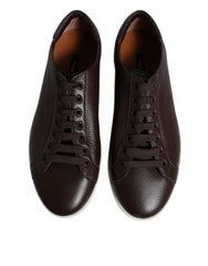 Dolce & Gabbana Brown Low Top Men Saint Tropez Sneakers Shoes -   -  Dolce & Gabbana.