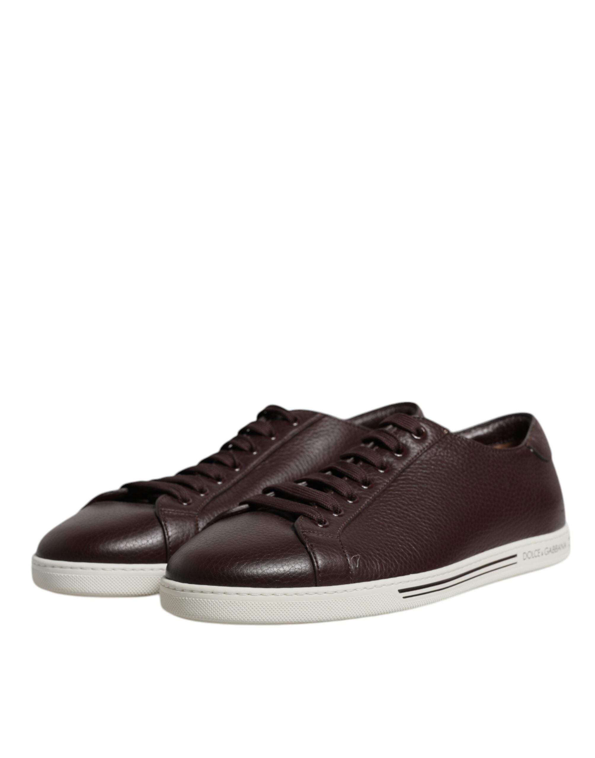 Dolce & Gabbana Brown Low Top Men Saint Tropez Sneakers Shoes -   -  Dolce & Gabbana. Dolce & Gabbana Brown Low Top Men Saint Tropez Sneakers Shoes -   -  Dolce & Gabbana.
