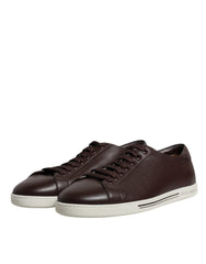 Dolce & Gabbana Brown Low Top Men Saint Tropez Sneakers Shoes -   -  Dolce & Gabbana.