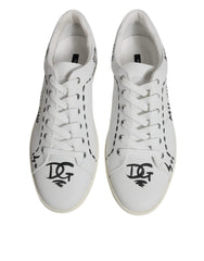 Dolce & Gabbana White Leather Milano Low Top Sneakers Shoes -   -  Dolce & Gabbana.