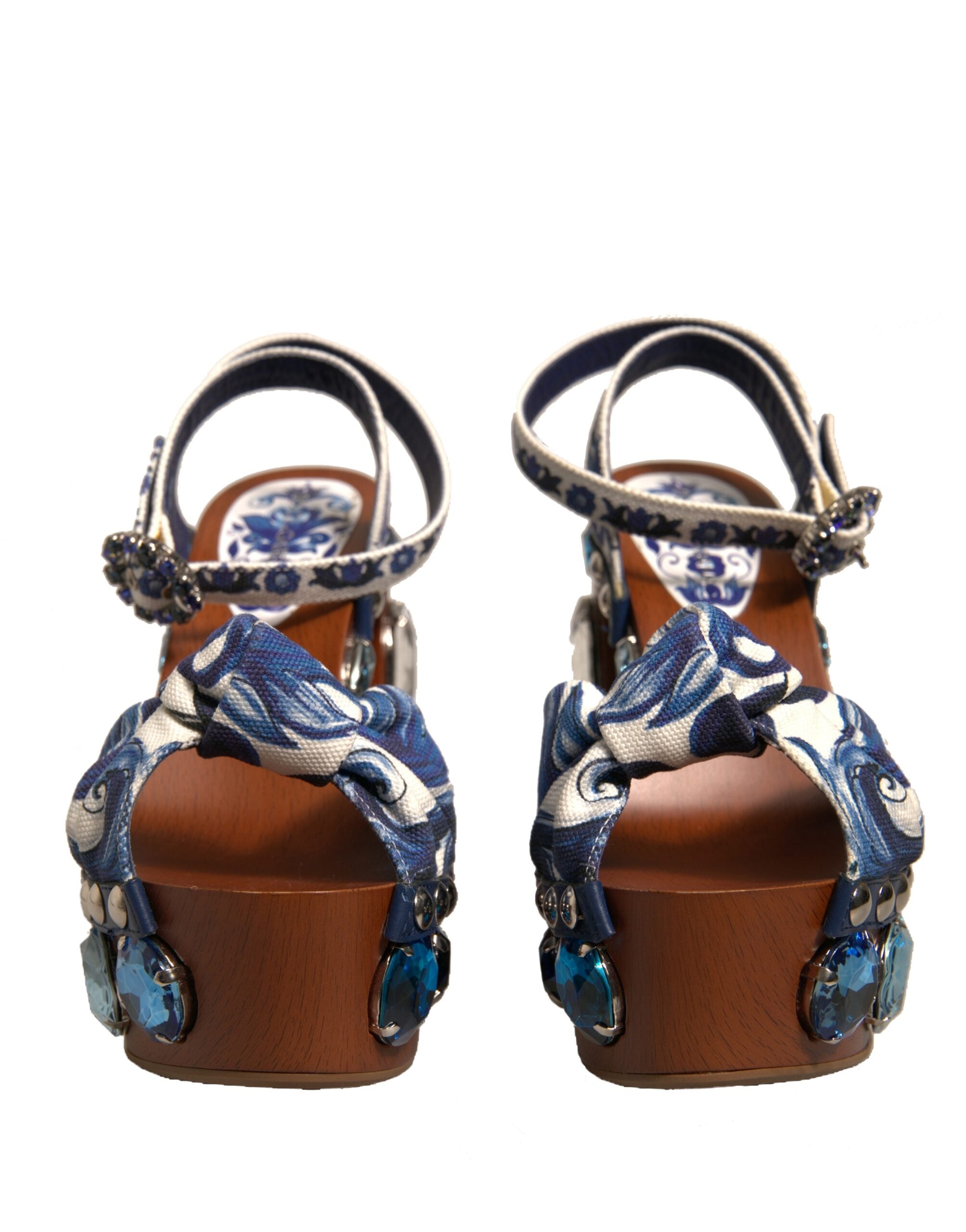 Dolce & Gabbana Multicolor Majolica Embellished Wedge Sandals Shoes -   -  Dolce & Gabbana. Dolce & Gabbana Multicolor Majolica Embellished Wedge Sandals Shoes -   -  Dolce & Gabbana.