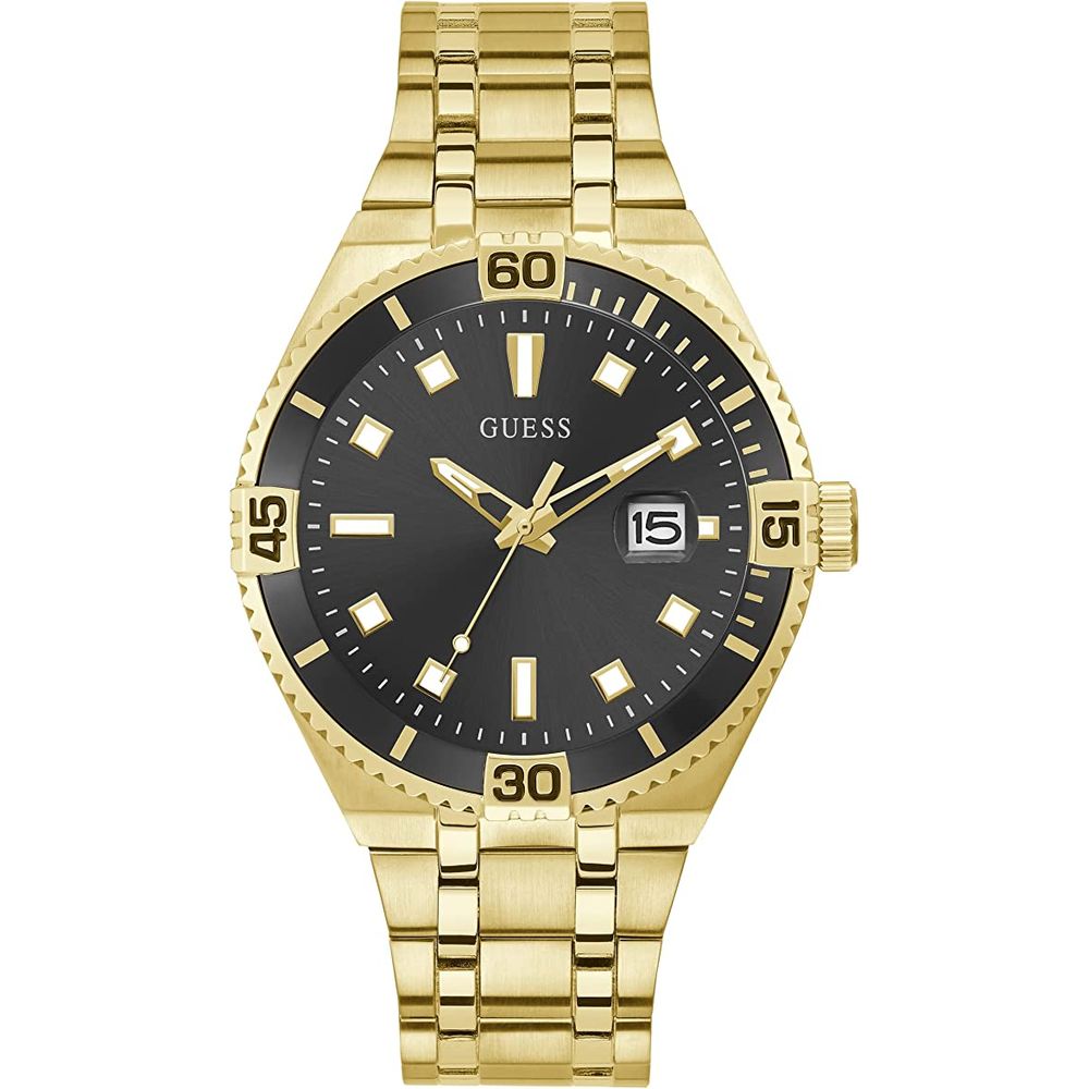 Guess Gold Stainless Steel Watch - - Guess.