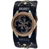 Guess Blue Leather Watch -   -  Guess.