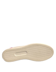 Dolce & Gabbana White Suede Leather Low Top Sneakers Shoes -   -  Dolce & Gabbana.