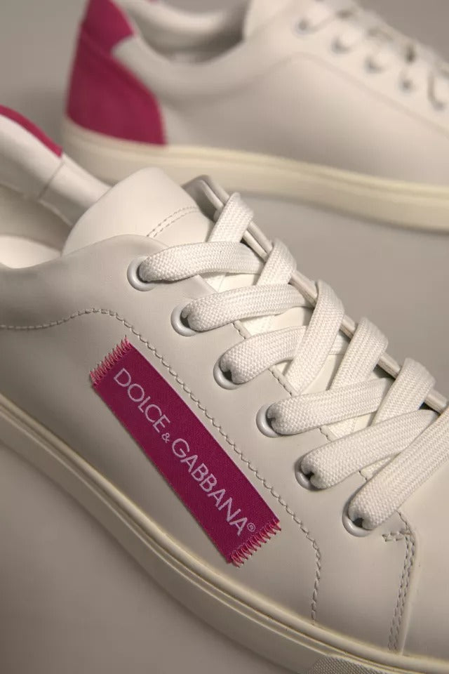 Dolce & Gabbana White Suede Leather Low Top Sneakers Shoes -   -  Dolce & Gabbana. Dolce & Gabbana White Suede Leather Low Top Sneakers Shoes -   -  Dolce & Gabbana.