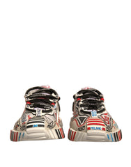 Dolce & Gabbana Multicolor Suede Fabric NS1 Sneakers Shoes -   -  Dolce & Gabbana.