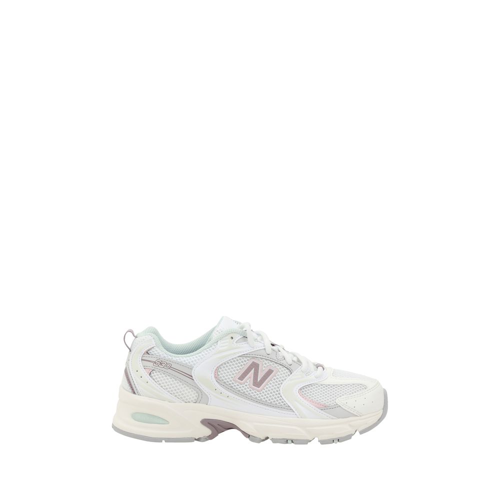 New Balance White Leather Tier 3 Sneakers -   -  New Balance.