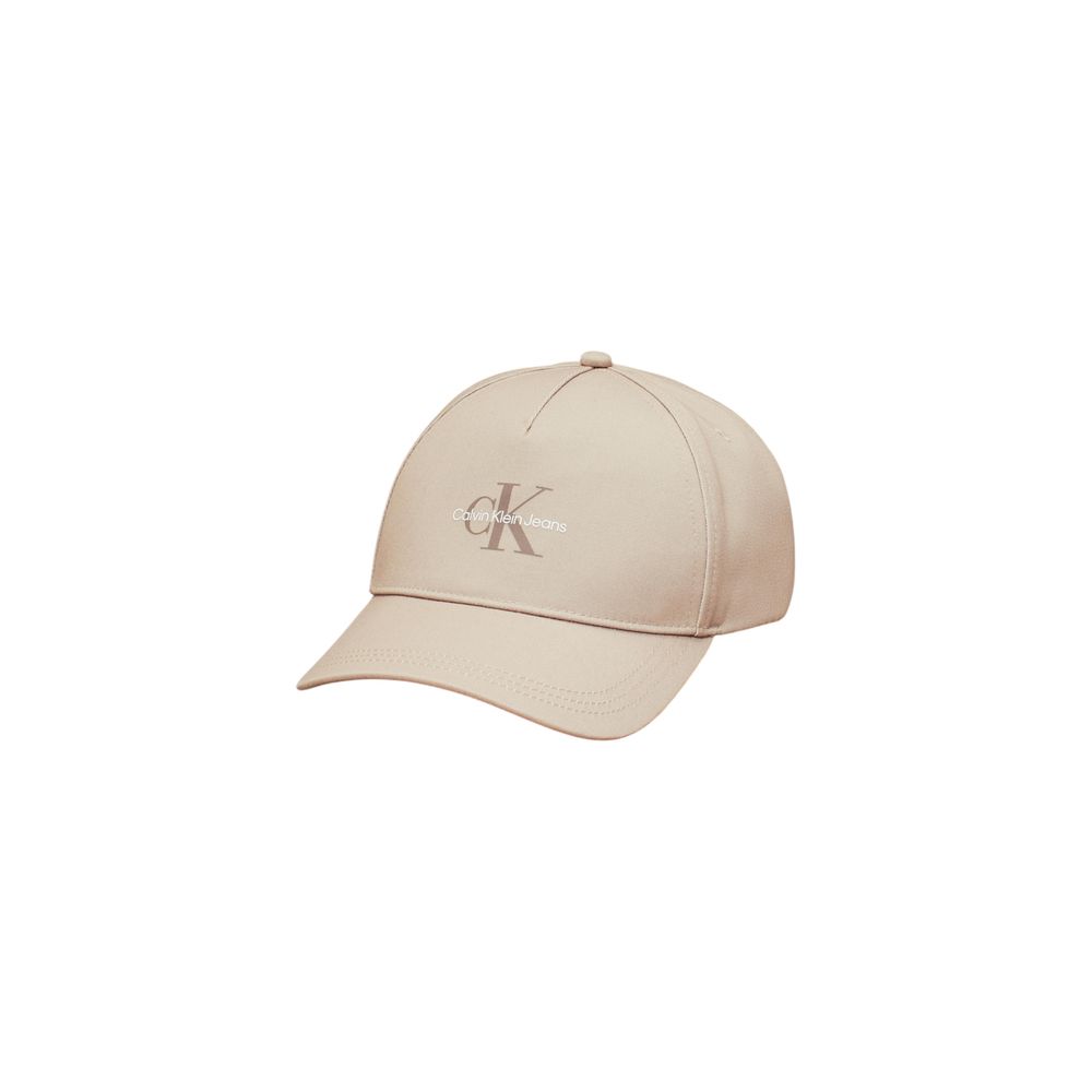 Calvin Klein Jeans Beige Recycled Polyester Caps Baseball Hat -   -  Calvin Klein Jeans.