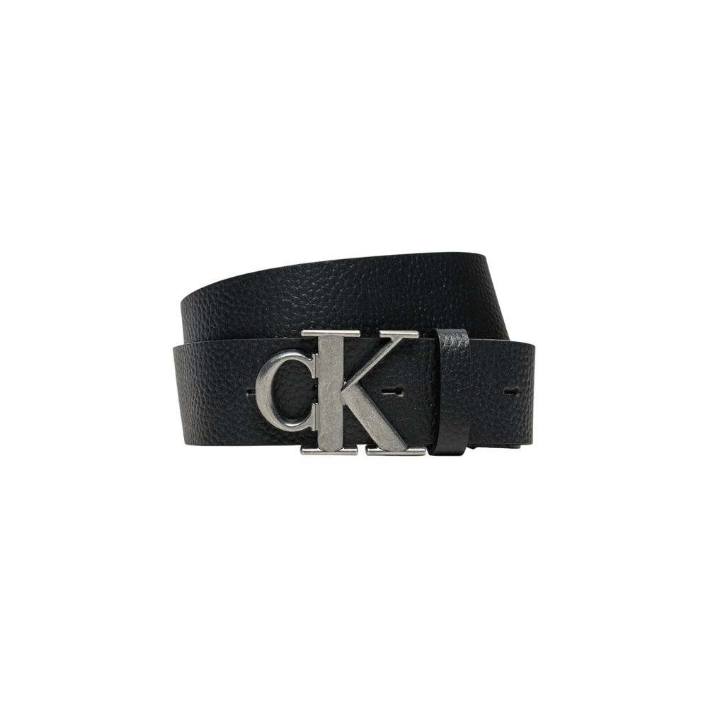 Calvin Klein Jeans Black Leather Belt -   -  Calvin Klein Jeans.