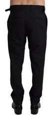 Dolce & Gabbana Black Wool Stretch Dress Trouser Pants -   -  Dolce & Gabbana.