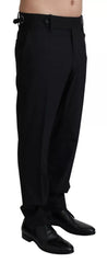 Dolce & Gabbana Black Wool Stretch Dress Trouser Pants -   -  Dolce & Gabbana.