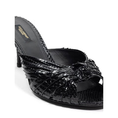 Dolce & Gabbana Black Snake Skin  Sandal -   -  Dolce & Gabbana.