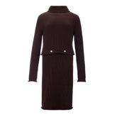 Bottega Veneta Elegant Viscose Brown Dress -   -  Bottega Veneta.