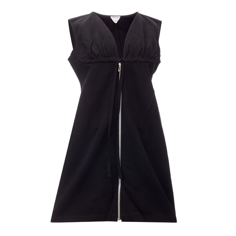 Bottega Veneta Elegant Black Viscose Dress Essentials -   -  Bottega Veneta.