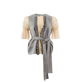 Lardini Elegant Multicolor Silk-Linen Top -   -  Lardini.