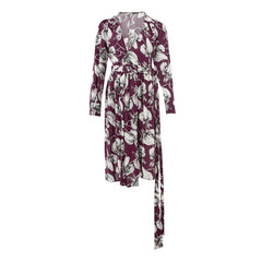 Lardini Elegant Purple Viscose Dress -   -  Lardini.