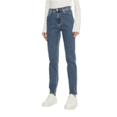 Calvin Klein Jeans Blue Cotton Mom Jean -   -  Calvin Klein Jeans.