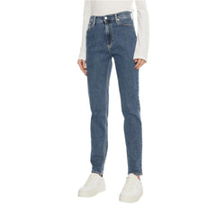 Calvin Klein Jeans Blue Cotton Mom Jean -   -  Calvin Klein Jeans.