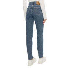 Calvin Klein Jeans Blue Cotton Mom Jean -   -  Calvin Klein Jeans.