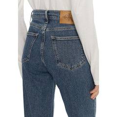 Calvin Klein Jeans Blue Cotton Mom Jean -   -  Calvin Klein Jeans.
