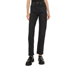 Calvin Klein Jeans Black Cotton Mom Jean -   -  Calvin Klein Jeans.