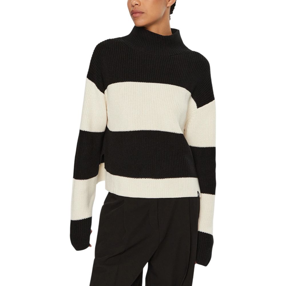 Calvin Klein Jeans Black And White Cotton Sweater -   -  Calvin Klein Jeans.