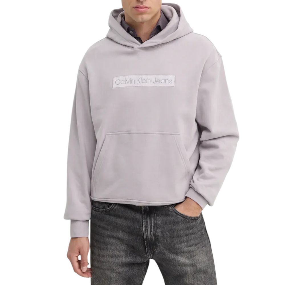 Calvin Klein Jeans Purple Cotton Hoody -   -  Calvin Klein Jeans.