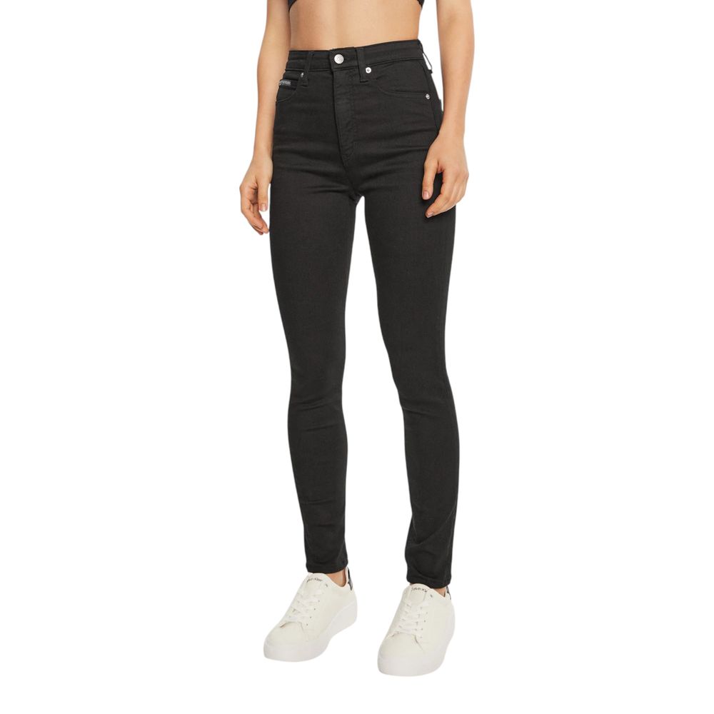 Calvin Klein Jeans Black Cotton Skinny Jean -   -  Calvin Klein Jeans.