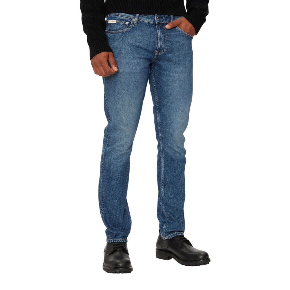 Calvin Klein Jeans Blue Cotton Jeans & Pant -   -  Calvin Klein Jeans.