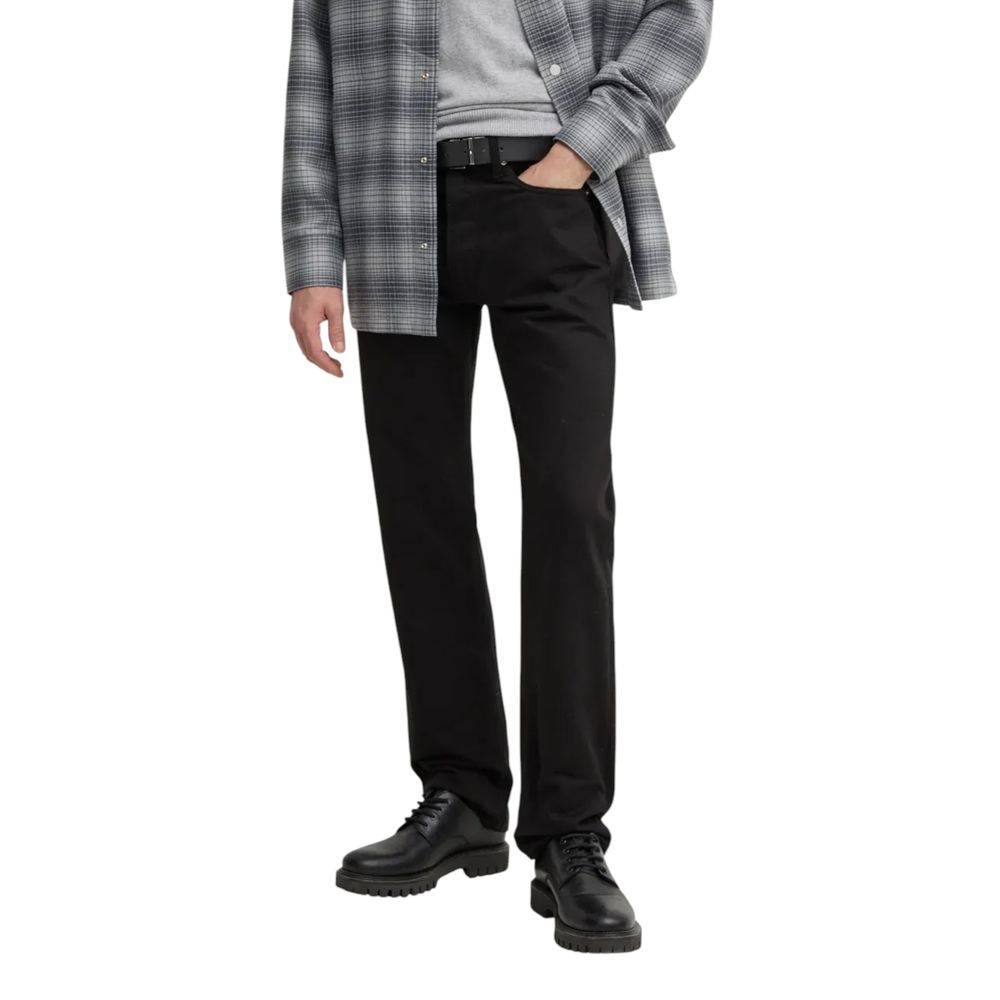 Calvin Klein Jeans Black Cotton Relaxed Fit Jean -   -  Calvin Klein Jeans.