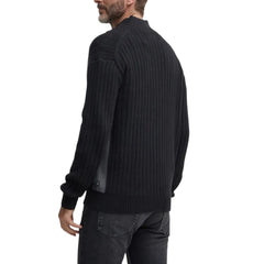 Calvin Klein Jeans Black Cotton Cardigan -   -  Calvin Klein Jeans.