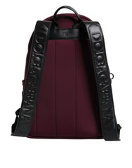 Dolce & Gabbana Burgundy Montreale Tecnico Textile Men Backpack Bag -   -  Dolce & Gabbana.