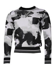 Dolce & Gabbana Multicolor Camouflage Crew Neck Men Pullover Sweater -   -  Dolce & Gabbana.