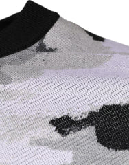 Dolce & Gabbana Multicolor Camouflage Crew Neck Men Pullover Sweater -   -  Dolce & Gabbana.