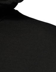 Dolce & Gabbana Black Cotton Hooded DG Shield Pullover Sweater -   -  Dolce & Gabbana.