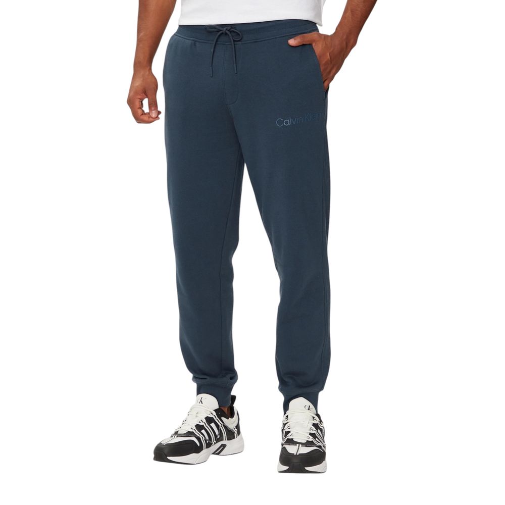 Calvin Klein Jeans Blue Cotton Joggers Workout Pant -   -  Calvin Klein Jeans.