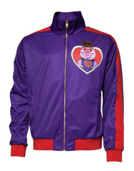 Dolce & Gabbana Purple Year Of The Pig Full Zip Bomber Sweater -   -  Dolce & Gabbana.