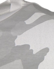 Dolce & Gabbana White Gray Camouflage Cotton Crew Neck T-shirt -   -  Dolce & Gabbana.