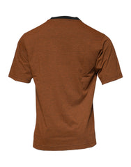 Dolce & Gabbana Brown DG Logo Polyester Crew Neck T-shirt -   -  Dolce & Gabbana.
