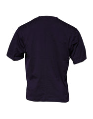 Dolce & Gabbana Purple DG Logo Cotton Crew Neck T-shirt -   -  Dolce & Gabbana.
