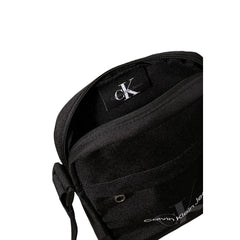 Calvin Klein Jeans Black Recycled Polyester Messenger Bag -   -  Calvin Klein Jeans.