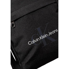 Calvin Klein Jeans Black Recycled Polyester Messenger Bag -   -  Calvin Klein Jeans.