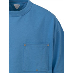 Bottega Veneta Blue Cotton T-Shirt -   -  Bottega Veneta.