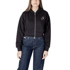 Calvin Klein Jeans Black Cotton Hoody -   -  Calvin Klein Jeans.